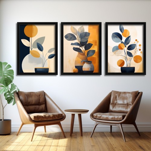 Minimalist wall art botanical - wall,