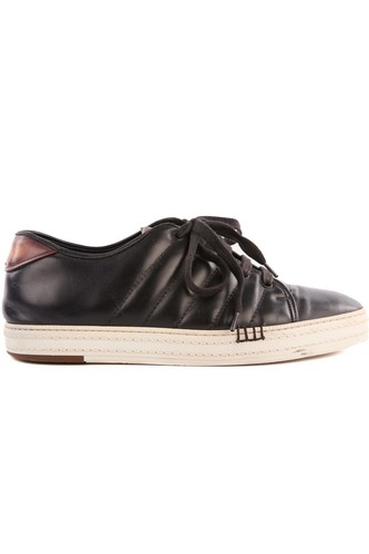 Berluti black men leather - black,