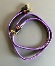 QED Qunex 1 Balanced Low Level Signal Cable RCA Phono Gold Plated Audiophile 1m