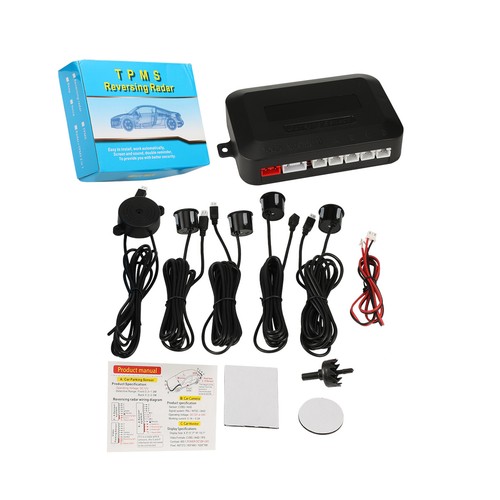 Black rear parking sensors - 4,