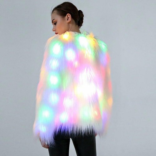 Women led faux fur - faux, coat
