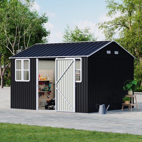 12x10ft large garden - 12x10ft, shed