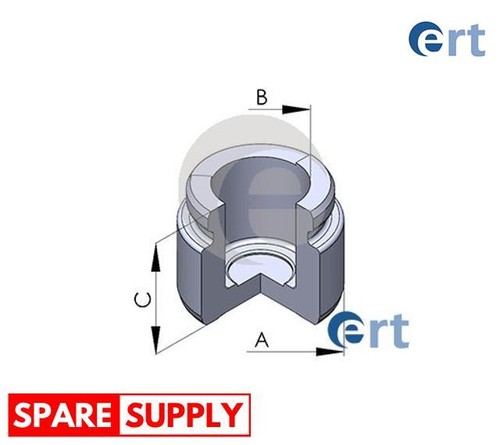 Piston brake caliper for - brake,