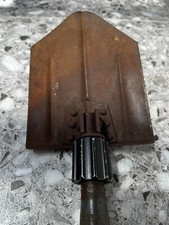 Vintage Military German Trench Folding Shovel Entrenching Tool 1940 Old Rare