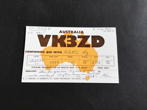 Vintage qsl radio - vintage,