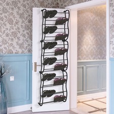 36 PAIR OVER DOOR HANGING SHOE RACK 12 TIER SHELF ORGANISER STORAGE STAND HOLDER