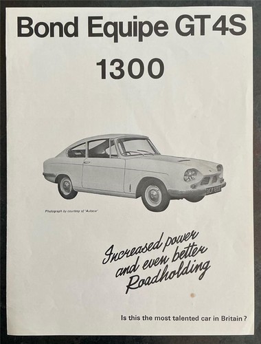 Bond equipe gt4s - gt4s, 1300