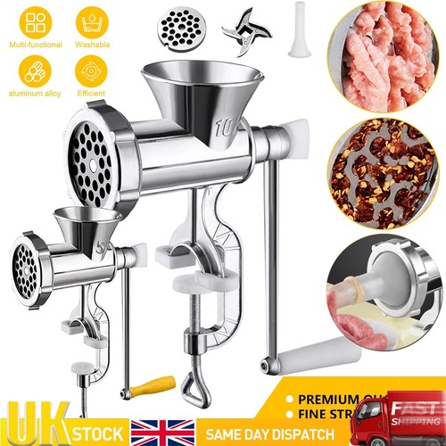 Cast iron manual meat grinder - manual,
