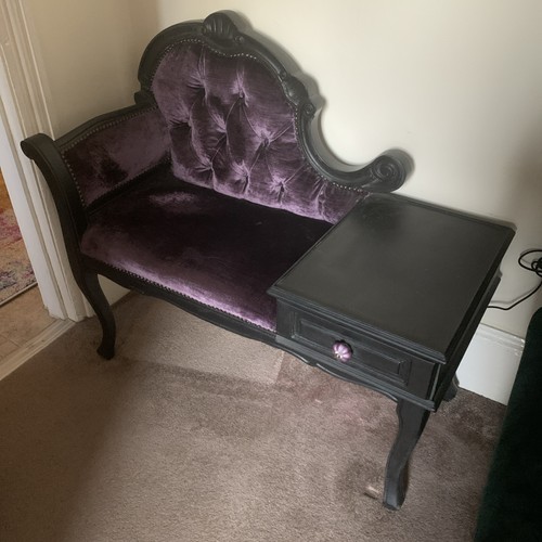 Gothic telephone table desk - gothic,
