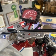 MOTOPLAT REVCOUNTER ROSSO 2 STROKE MOTORBIKE KART 16000 RPM