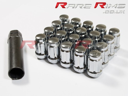 Chrome spline wheel nuts - x,