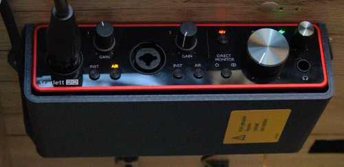 Under desk mount for focusrite - under,