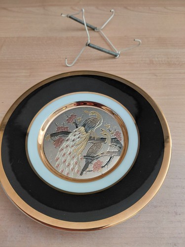 Chokin plate 15cm 24kt gold - 15cm,