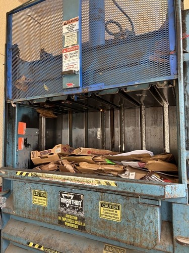 Marathon cardboard baler - marathon,