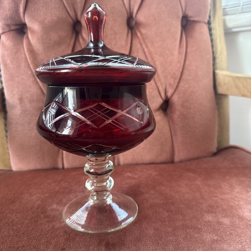 Bohemia ruby red crystal - bohemia,