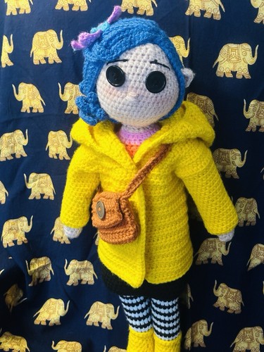 Crochet coraline doll - xl,
