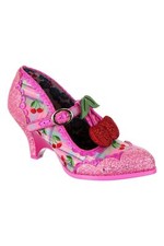 Irregular Choice Cherry Glaze T-Bar Mid Heel Shoes