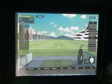 Indoor Golf Simulator Set Up