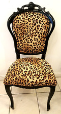 BESPOKE LEOPARD PRINT VINTAGE CHAIR
