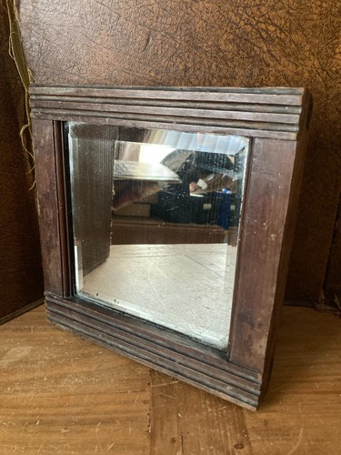 Antique solid oak wall - wall, mirror