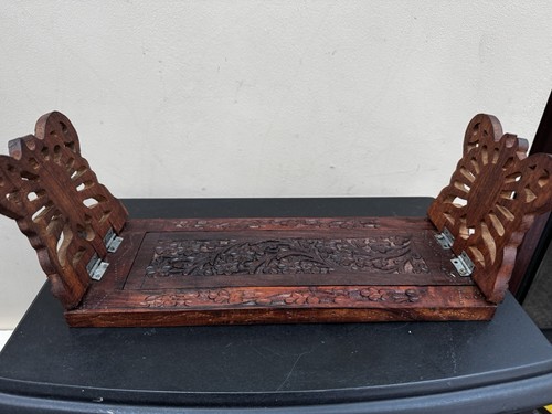 Vintage hand carved - hand, book
