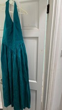 1980s halter neck ballgown