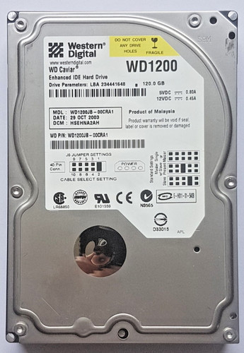120gb ide western digital - 120gb,