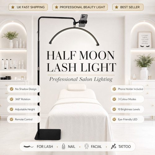 New half moon - new, led