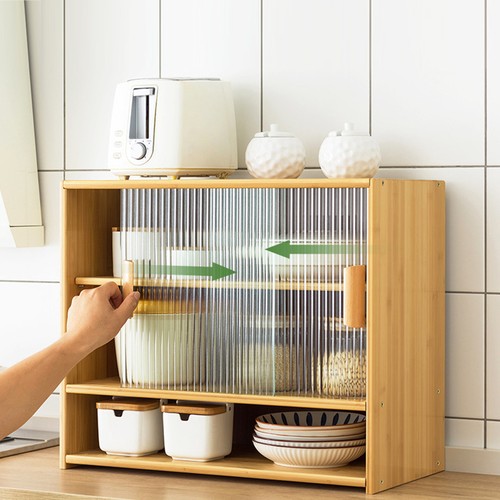 Bamboo kitchen storage - storage, rack