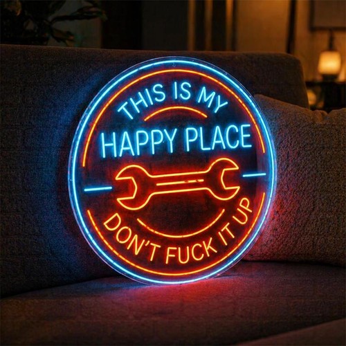 This happy place neon - place,