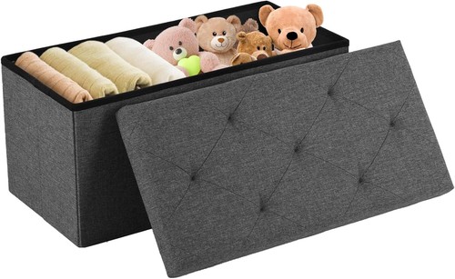 Foldable storage ottoman large - foldable,