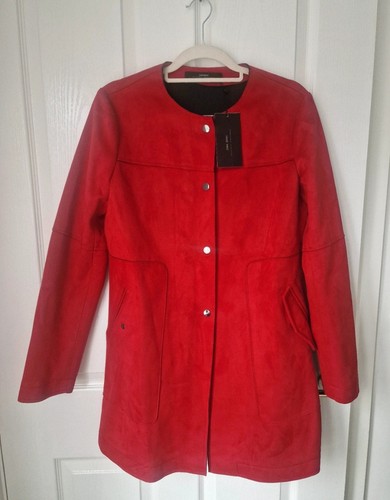Zara woman red coat - red, l