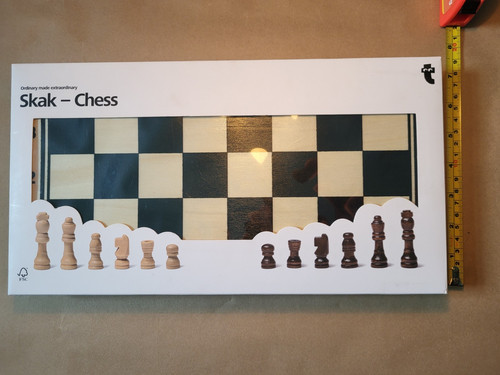 Skak chess wooden set - skak,