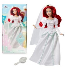 Disney Store The Little Mermaid Ariel Classic Doll Wedding Dress New Rare Bride