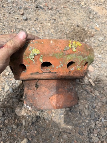Terracotta pepper pot chimney - terracotta,