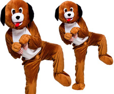 Adult Puppy Dog Mascot Animal