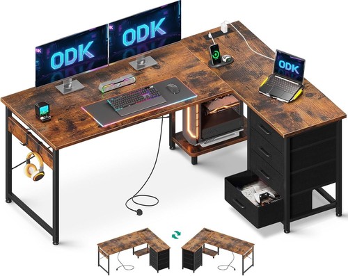 Odk corner desk with drawers - odk,