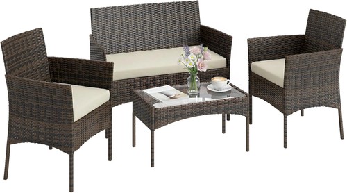Rattan sofa set - set, 4