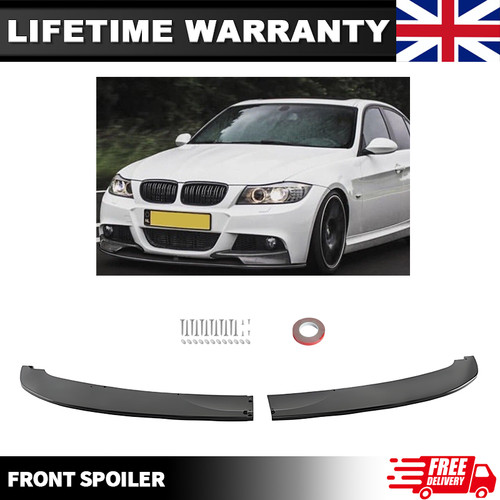 Gloss black front bumper lip - gloss,