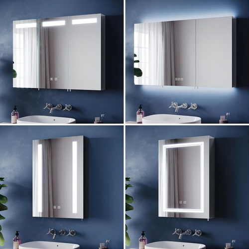 Illuminated bathroom mirror - bathroom,