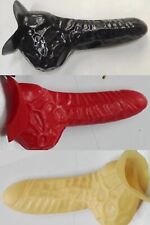 Mens Sexy Latex Penis Sheath 100% Rubber Condom Cosplay Fetish Party BDSM
