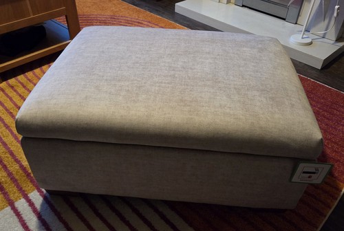 Large storage footstool - footstool, in