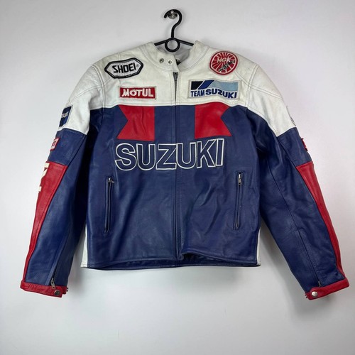 Suzuki team racing - suzuki, leather