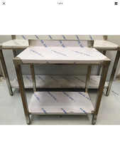 Commercial Kitchen Stainless Steel Catering Work Prep Table 2ft 600x600 