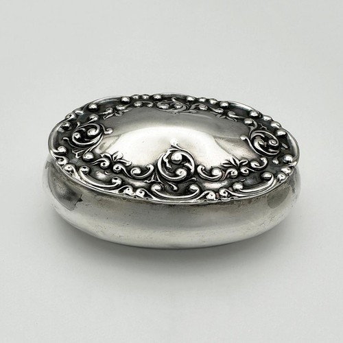 Victorian embossed snuff box - victorian,