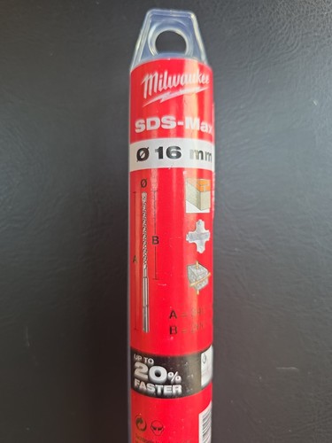 Milwaukee sds max - drill, bit