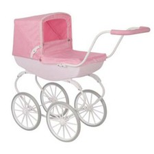 Carriage Dolls Pram classic vintage style pram Just like an adult version