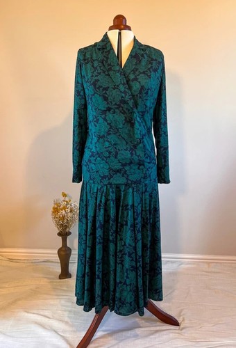 Vintage 80s laura ashley - laura, green