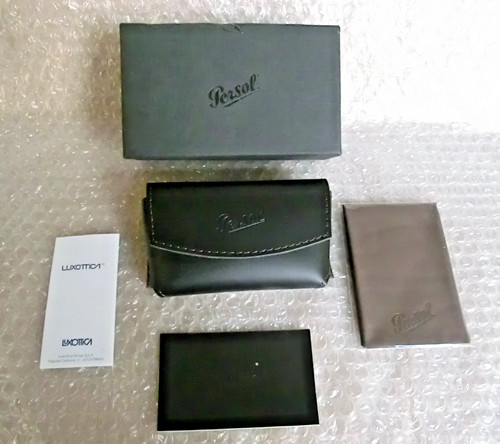 Black persol glasses case - glasses,