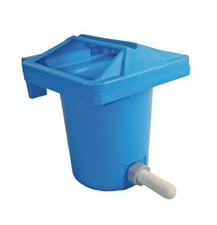 1 bucket hook on calf milk feeder including white teat - 5 litre capacity